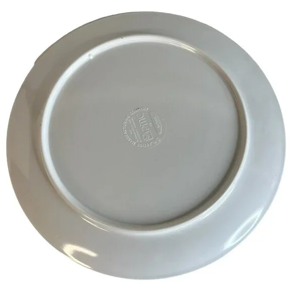 1995 McDonalds Seasons Greetings Christmas Plates Melamine   lastic Set of 2 VTG - Picture 5 of 5